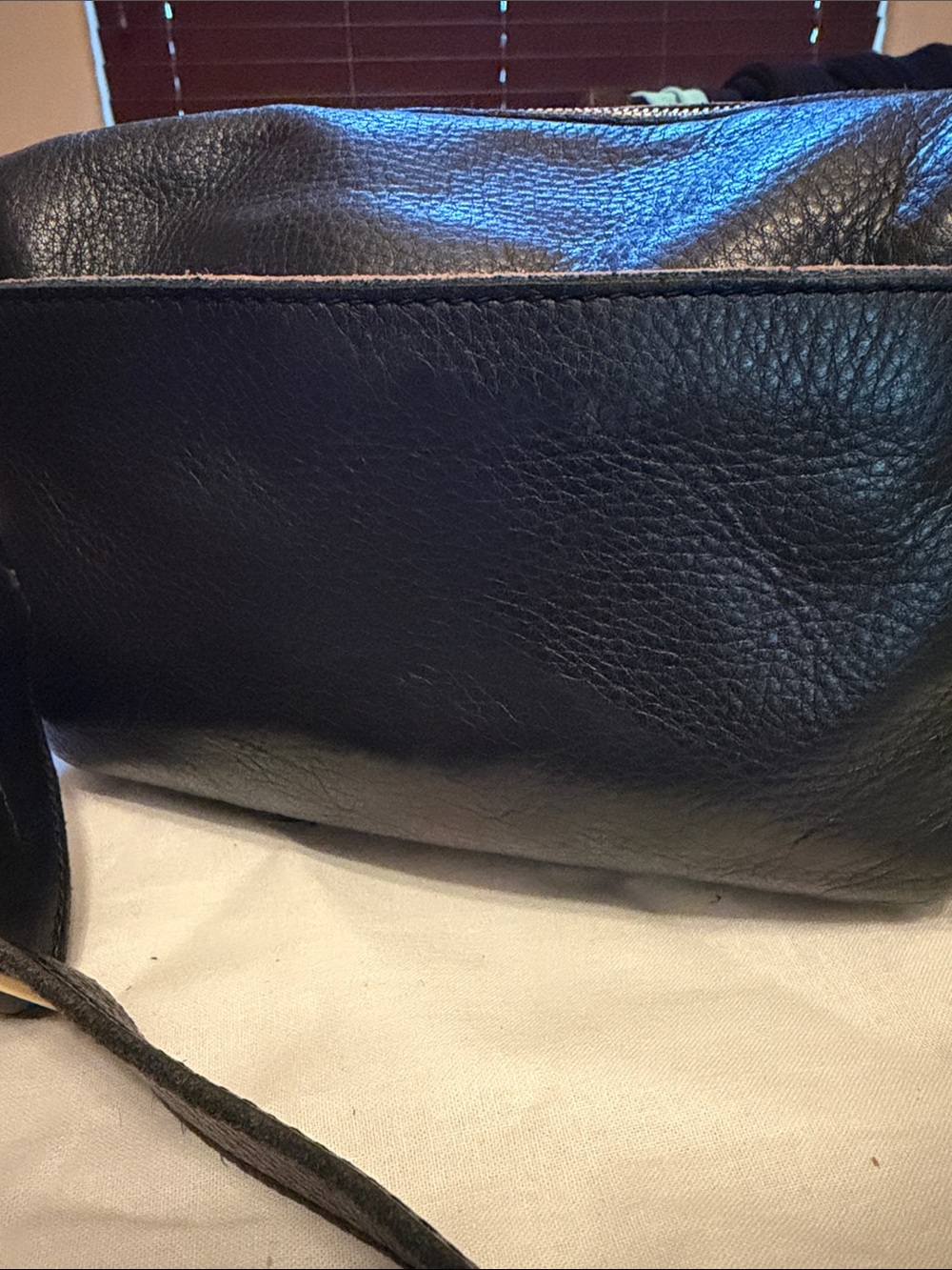 Hammitt Black Leather Crossbody with Gold Stud Accents - Picture 4 of 10